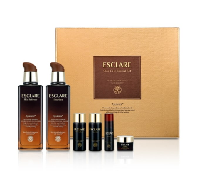 エスクレア 化粧水150ml ローション150ml 2点セット(化粧水20ml+ローション20ml+セラム5ml+リフティングクリーム10ml)