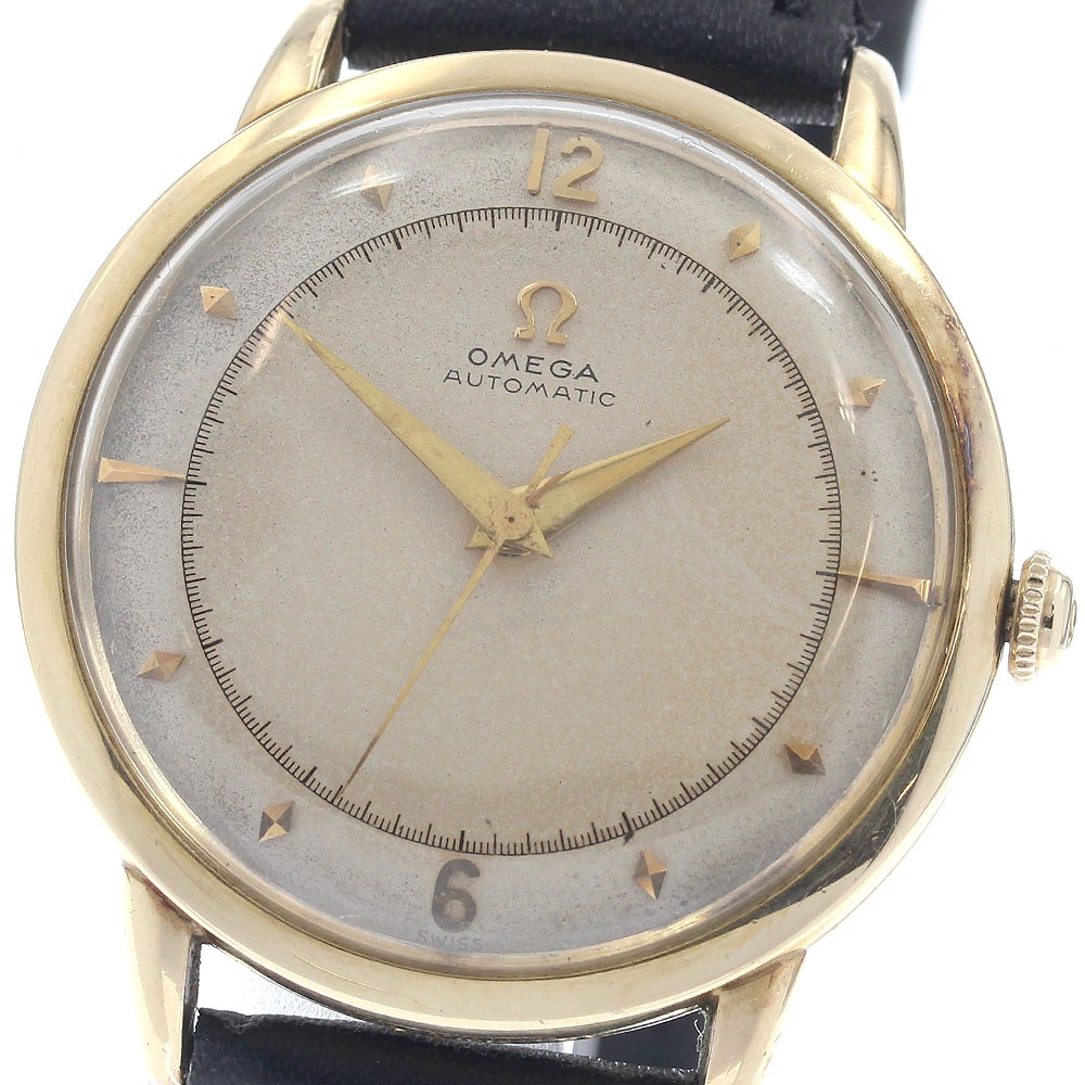 オメガ OMEGA G6213 ハーフローター cal.351 ヴィンテージ 自動巻き メンズ _955437【中古】