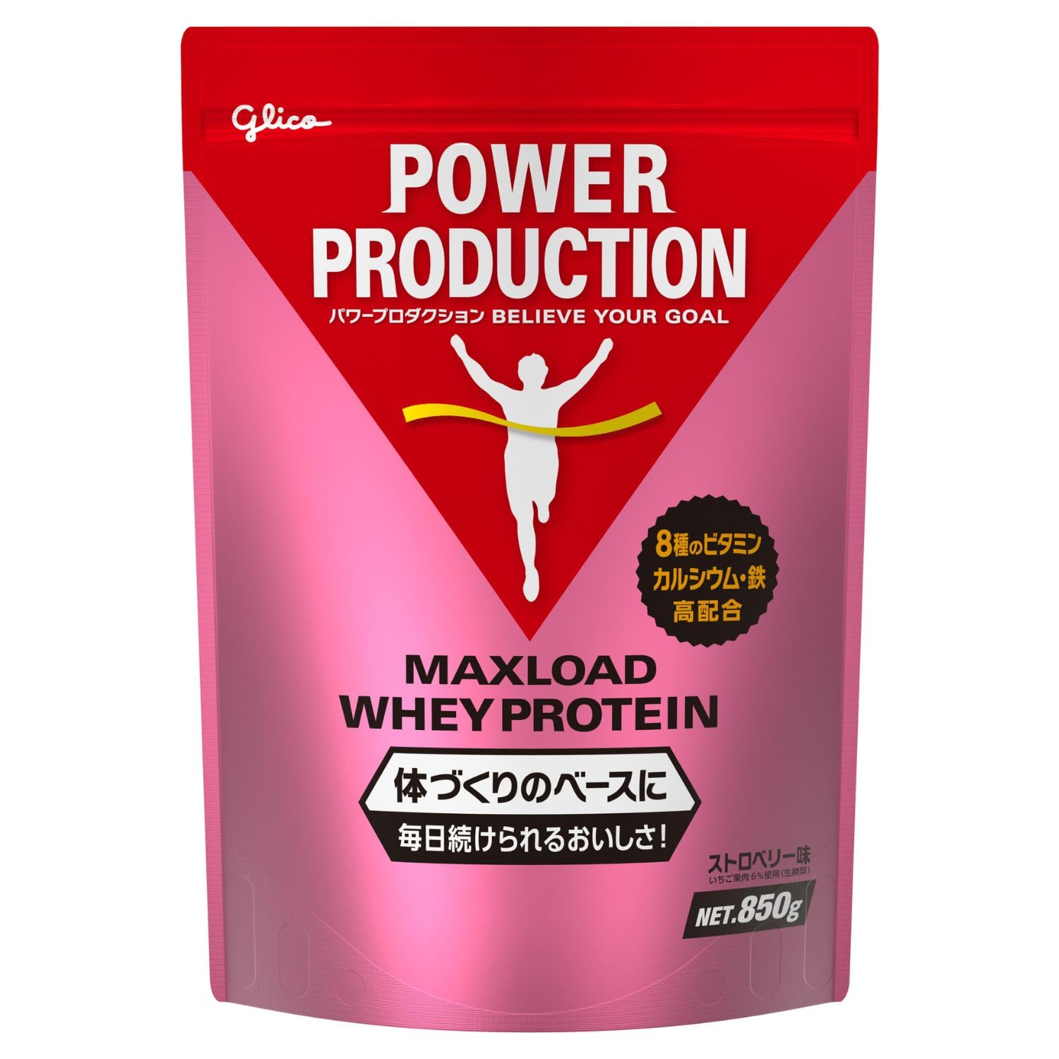 ＰＯＷＥＲ ＰＲＯＤＵＣＴＩＯＮパワープロダクション マックスロード ホエイプロテイン ストロベリー味 850g いちご たんぱく質含有率70.3%(無水物換算値)