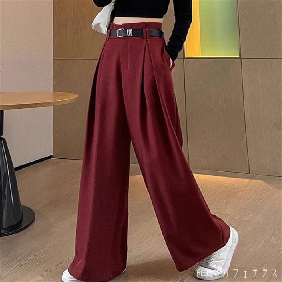 ワイドパンツ 2色 フレア Aライン ガウチョ ボトム ロング マキシ ポケット かわいい 大人可愛い 大人女子 綺麗 シンプル カジュアル 大人 おしゃれ お洒落 こなれ感 ラフ コンサバ 着痩せ