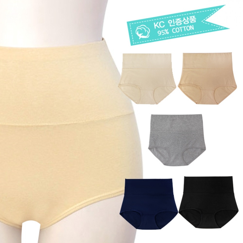 (My Fit) バットパンティーおなか脂肪矯正下着 5p 矯正パンティー