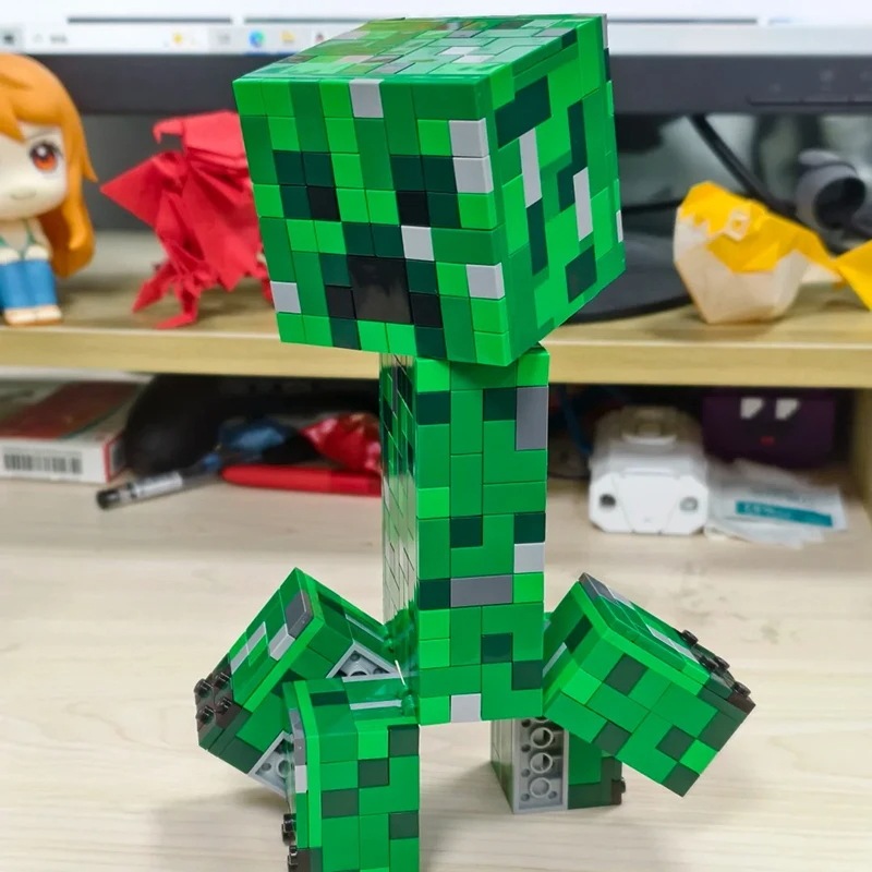 2025 新作 マイワールド クリーパー ブロックセット 665ピース 積み木 パズル 子供用 プレゼント レゴ互換