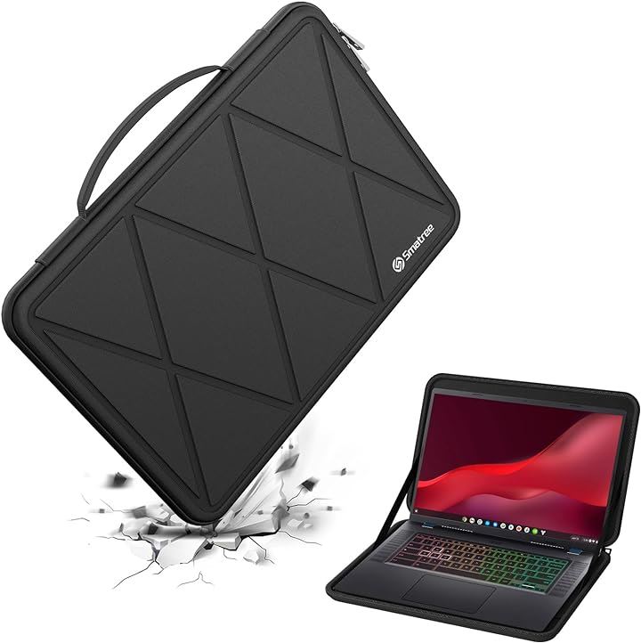 ハードEVA保護スリーブケース 16インチ Acer Chromebook 516 GE - CBG516-1H-53TY( Black, For Acer 16インチ（M89）)