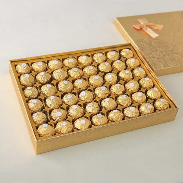 スクエアフェレロシェ(T48) 試験プレゼント 合格祈願チョコレート