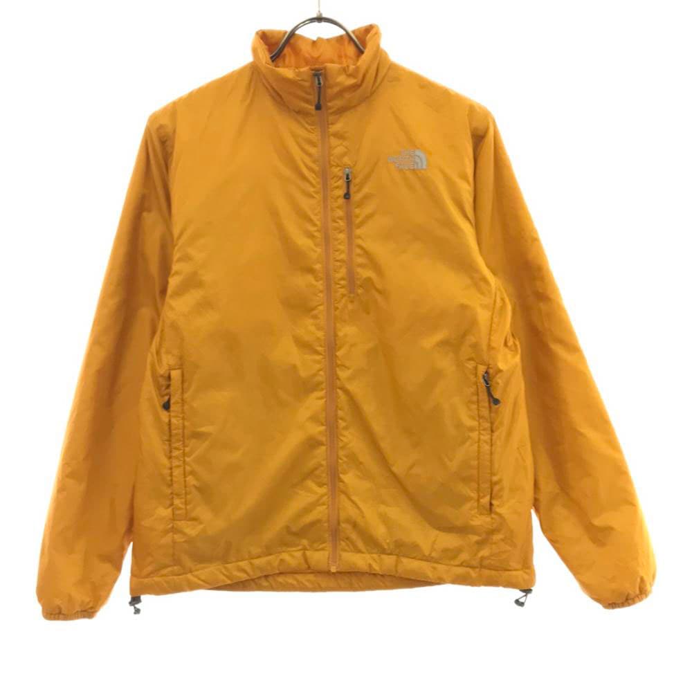 NYW17006 ロゴ刺繍 ジップジャケット M オレンジ アウトドア レディース