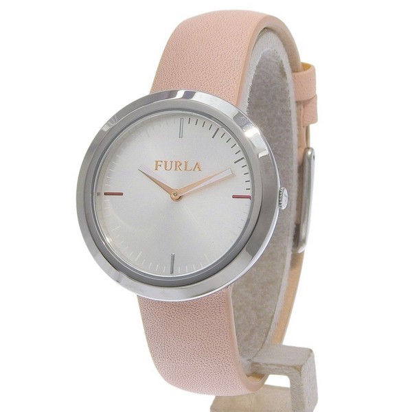 フルラ 腕時計 レディース SS×レザー ピンク VALENTTNA 34mm 2H D.PINK DIAL R4251103505 FURLA