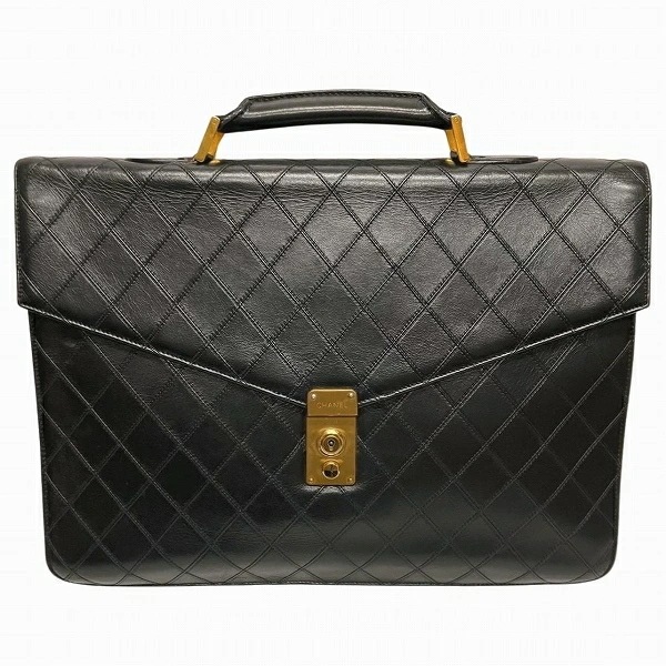 シャネル ビコローレ ブラック バッグ ビジネスバッグ ブリーフケース メンズ【中古】 48,336円