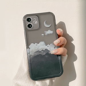 深夜の雲はiPhone13シリーズ保護ケース12promaxをグラデーションWE89-120264I-44