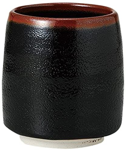 10個セットゆず天目 湯呑 [ 6.4 x 7.9cm200cc 200g ] 【 長湯呑 】 【 寿司屋 居酒屋 料亭 旅館 和食器 飲食店 業務用 】