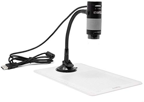 Plugable USB 2.0 デジタル顕微鏡（200万画素 10倍250倍ズーム）- 取り外し可能観察プレート付WindowsmacOSLinux で使用可能 6,871円