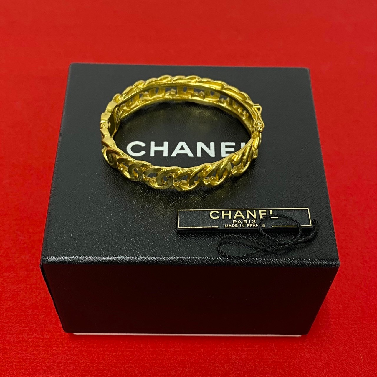 ヴィンテージ ココマークバングル GP ゴールド 34103