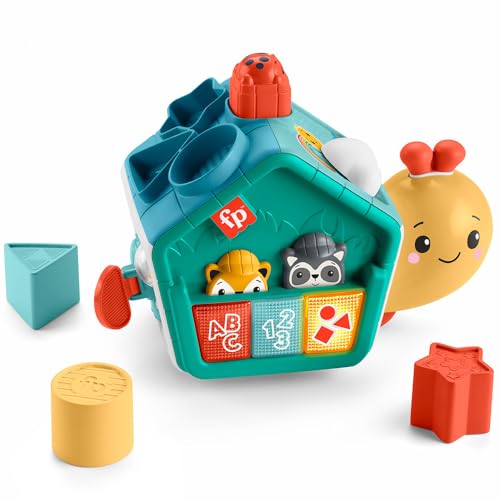 フィッシャープライス 指あそびで発見! すすむバイリンガルでんでんむし【赤ちゃん おもちゃ】【知育数字英語ブロックかたあわせ】 【9ヵ月~】【プレゼント】 HJP00
