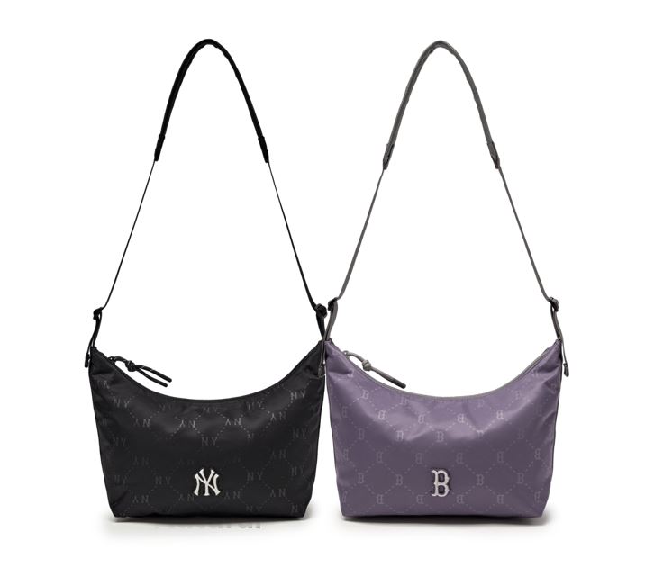Dia Monogram Sportive Hobo Bag 3ABQM025N-43VOL, 3ABQM025N-50BKS