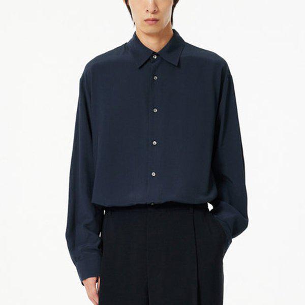 [MEN] レーヨン ベーシック 長袖 マイルド シャツ 9154324814 2種 1択