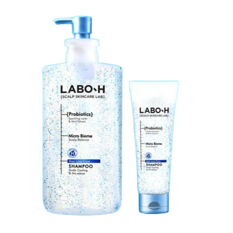 【数量限定】LABO-H スカルプクーリング＆ノーセバムシャンプー 脱毛症状緩和 750ml＋100mlセット韓国スカルプケア・プロバイオティクス配合・低刺激処方