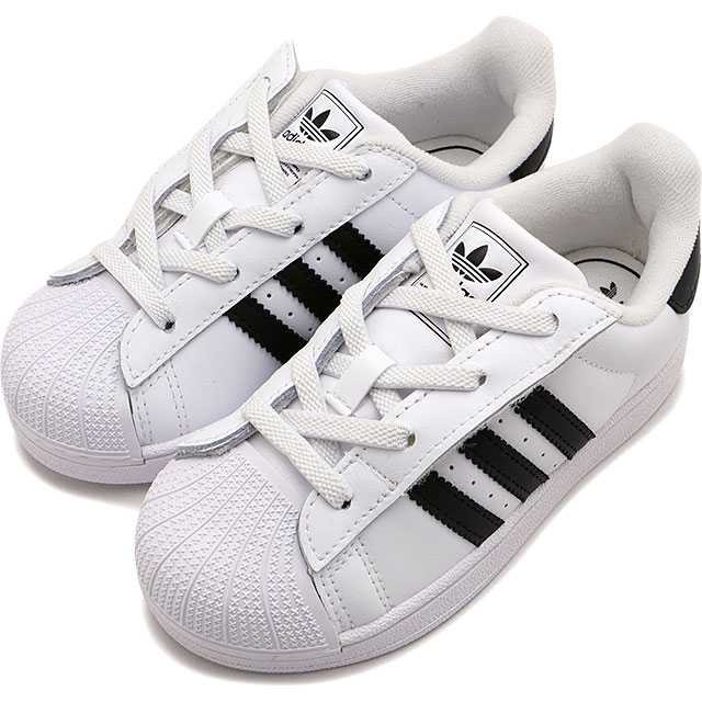 キッズスニーカー スーパースター2 CF EL I [OOW80/IH6402] 男の子・女の子 子供靴 ベビーシューズ 伸縮シューレース フットウェアホワイト/コアブラック 正規取扱店