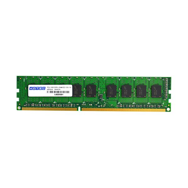 アドテック DDR3 1333MHzPC3-10600 240Pin Unbuffered DIMM ECC 8GB2枚組 ADS10600D-E8GW1箱