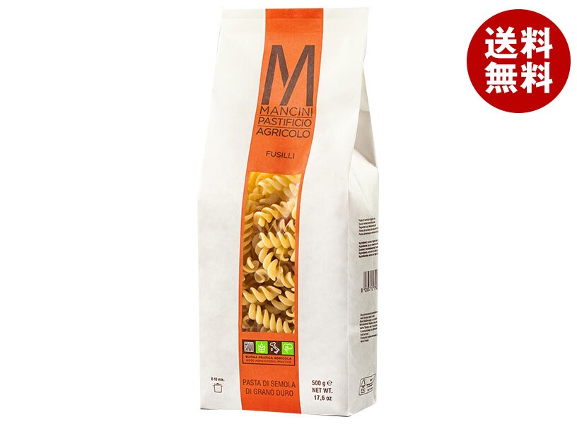 モンテ物産 マンチーニ フジッリ 500g＊12袋入＊(2ケース)