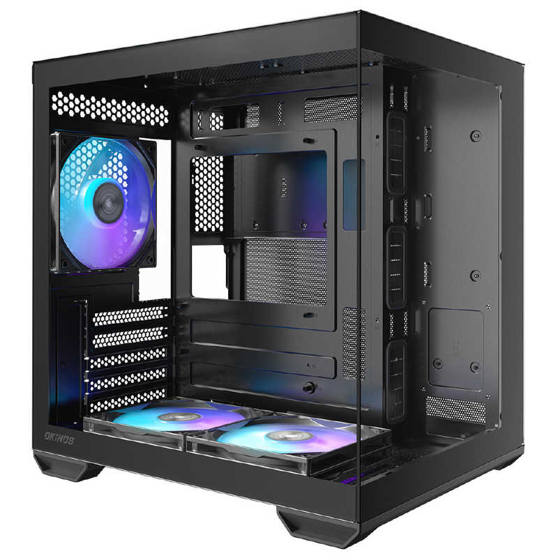 OKINOS　PCケース Mirage(ミラージュ) 4　Mirage 4 ARGB Black