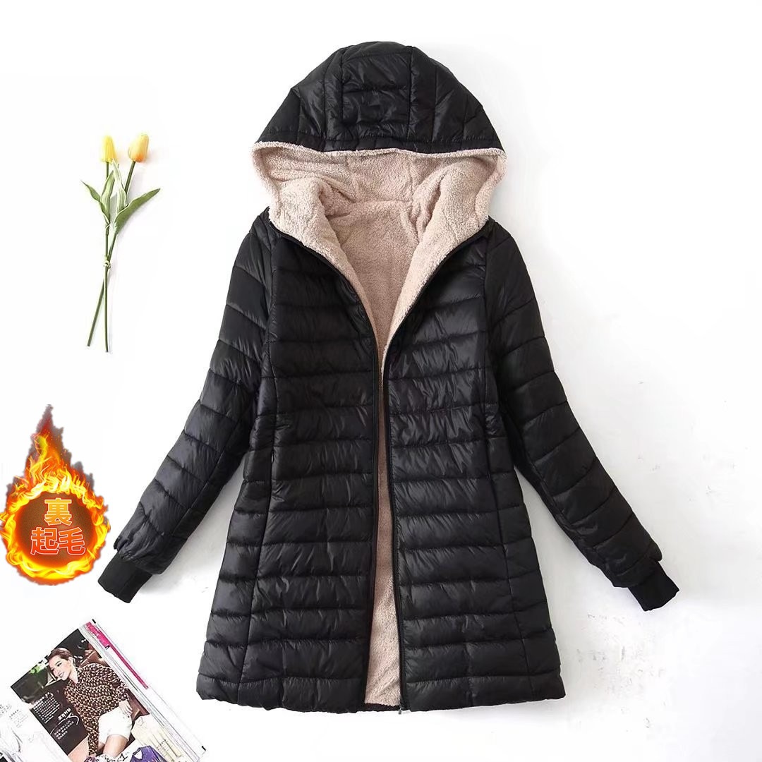 ダウンコート レディース 中綿ジャケット ダウンジャケット ロング丈 軽量 裏起毛 フリース 秋冬 防寒 防風 保温 暖かい キルティング 着痩せ