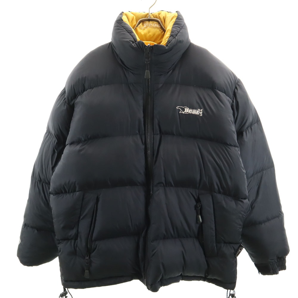 ベアー 90ｓ オールド リバーシブル ダウンジャケット M ブラック Bear メンズ