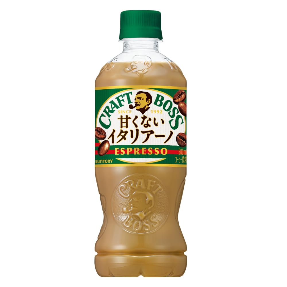 サントリー クラフトボス 甘くないイタリアーノ コーヒー 500ml×24本