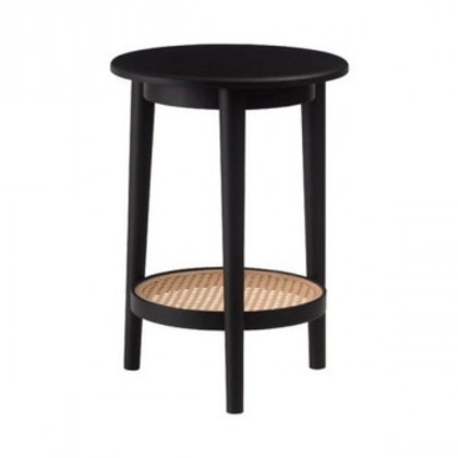 東谷 サイドテーブル ブラック PT-471BK