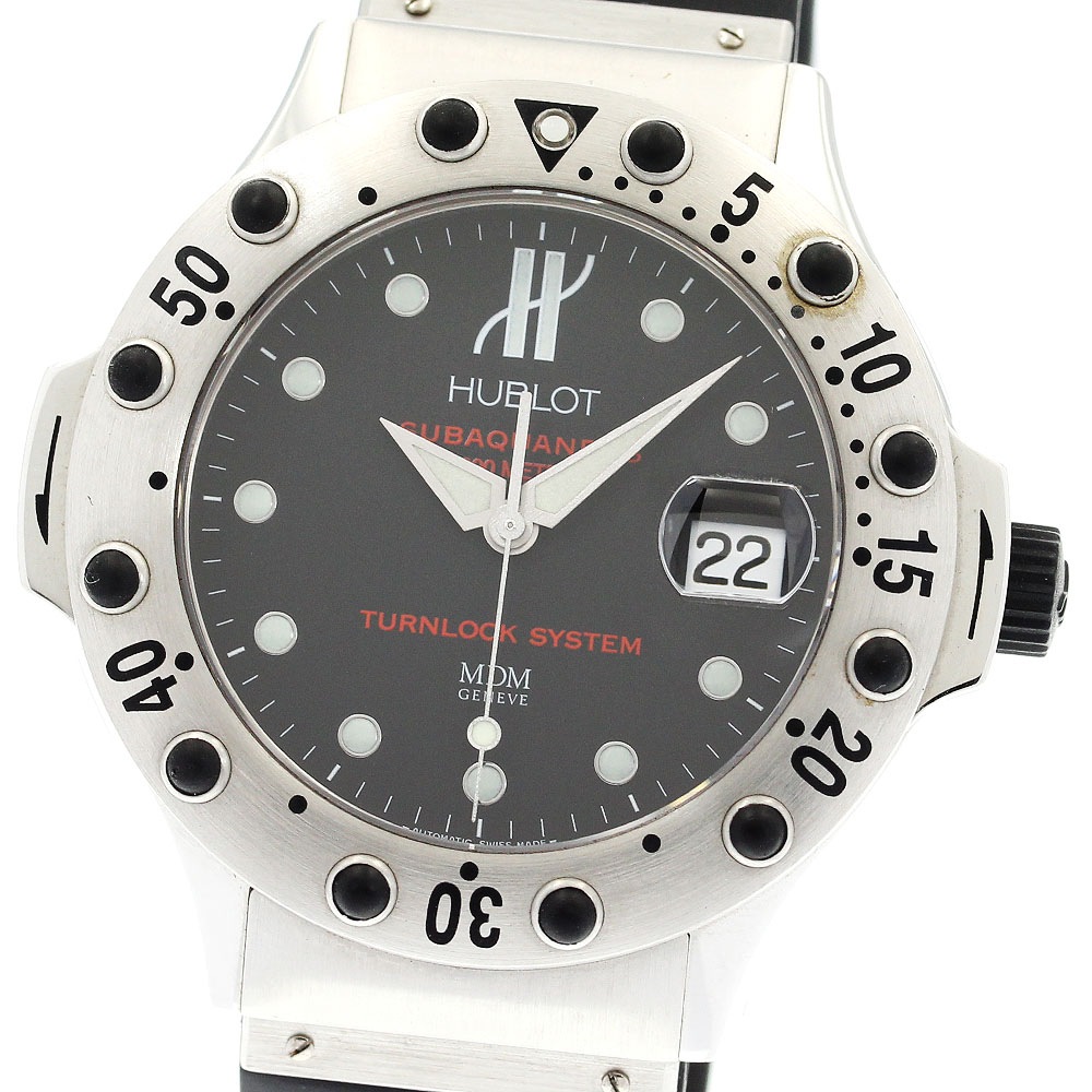 ウブロ HUBLOT 1950.1 MDM サブアクアネウス デイト 自動巻き メンズ _909666【中古】
