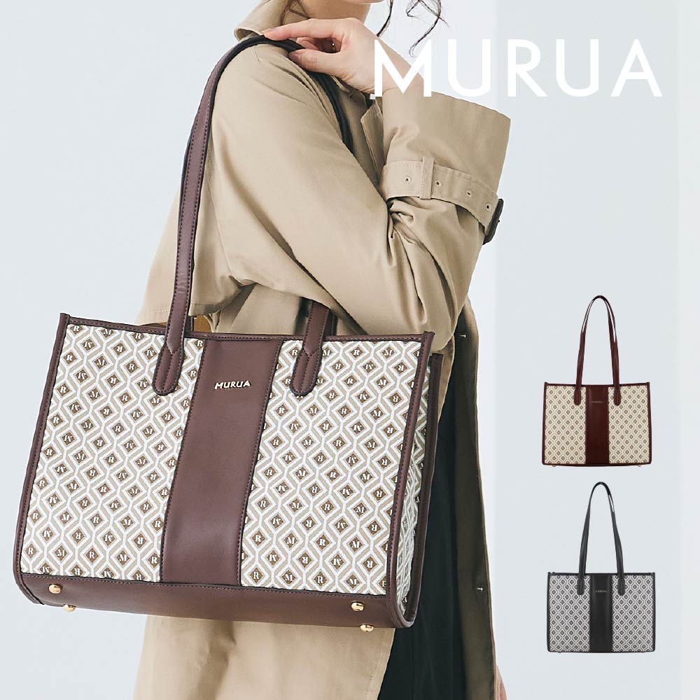 MURUA(ムルーア) トートバッグ モノグラム MR-B1116