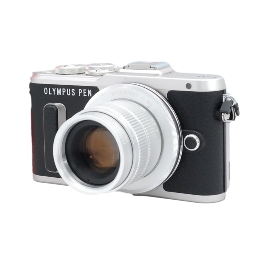 PEN E-PL8 MF 35mm F1.7 レンズセット ブラック ミラーレス 一眼レフ カメラ 中古