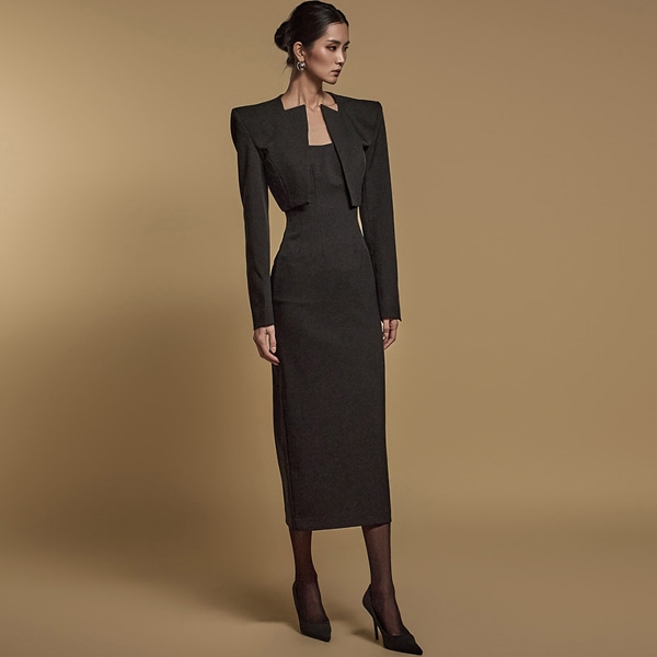 TP9161 ジャケット ワンピース セット