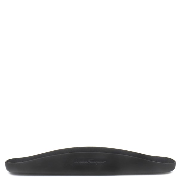 サルヴァトーレ・フェラガモ Salvatore Ferragamo 小物 オパンケ デスクトレイ レザー ブラック 黒 レア ノベルティ ペントレイ 小物入れ 【箱】【中古】