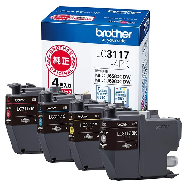 LC3117-4PK [インクカートリッジ お徳用4色パック]