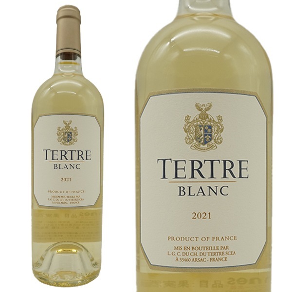 シャトー デュ テルトル ブラン[2021]年 メドック グラン クリュ クラッセ 新樽100%のオ