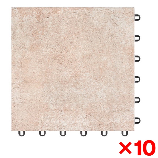 【10個セット】 AP30MU01UFJ ベイクベージュ バーセア MUシリーズ [タイルユニット(300角)]