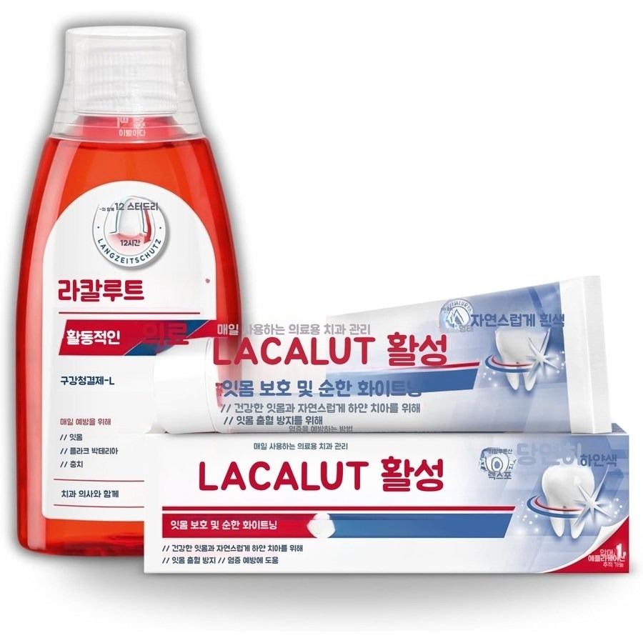 ラカルート 歯磨き粉+マウスウォッシュ, 75ml, 300ml