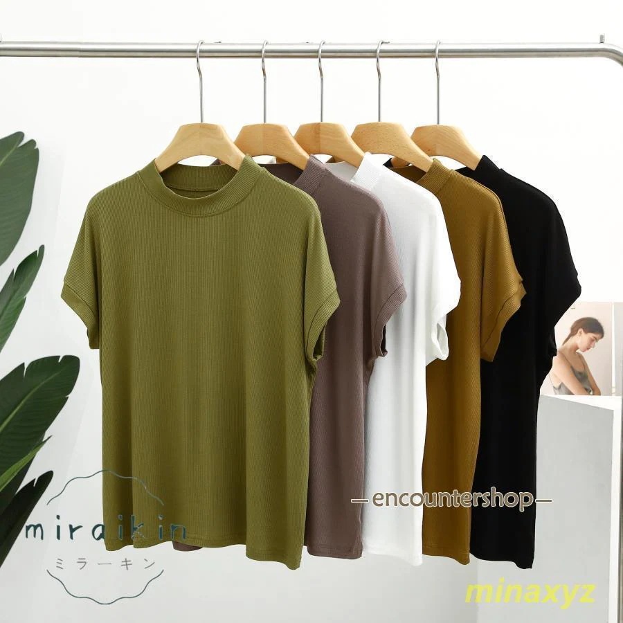 レディース 無地 大きいサイズ 半袖Tシャツ 汗染みない 春 メーカー直販Tシャツ ゆったり 夏物 カラバリ 夏 楽ちん 春夏 通勤 汗じみ防止 新作 夏服 薄手 大人