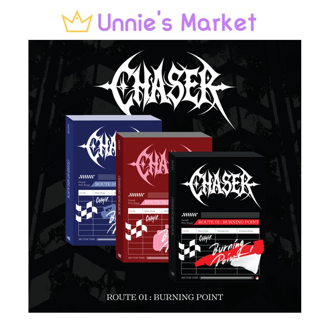 [SET] CHASER - ROUTE 01 BURNING POINT (GRID ver. / APEX ver. / OVERALL. ver)