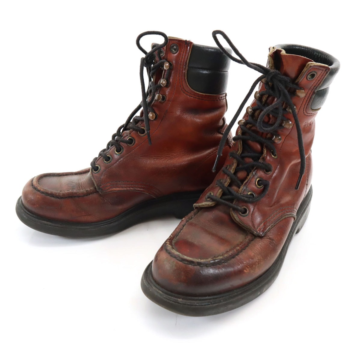 USA製 レザーブーツ 6 ブラウン レディース 古着
