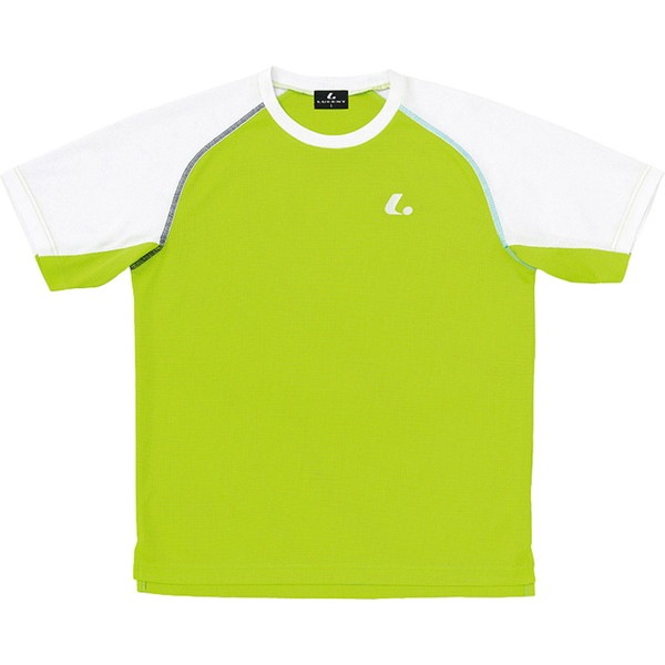 LUCENT ルーセント Uni ゲームシャツ 襟なし ライム テニス XLH3025 半袖