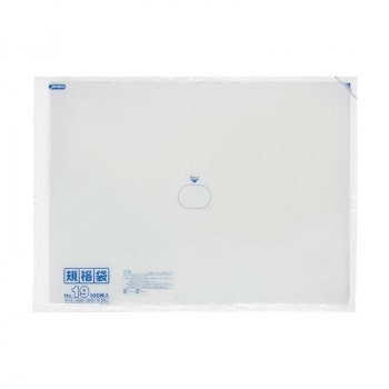 ジャパックス LD規格袋 厚み0.030mm No.19 透明 100枚×5冊×3箱 K-19