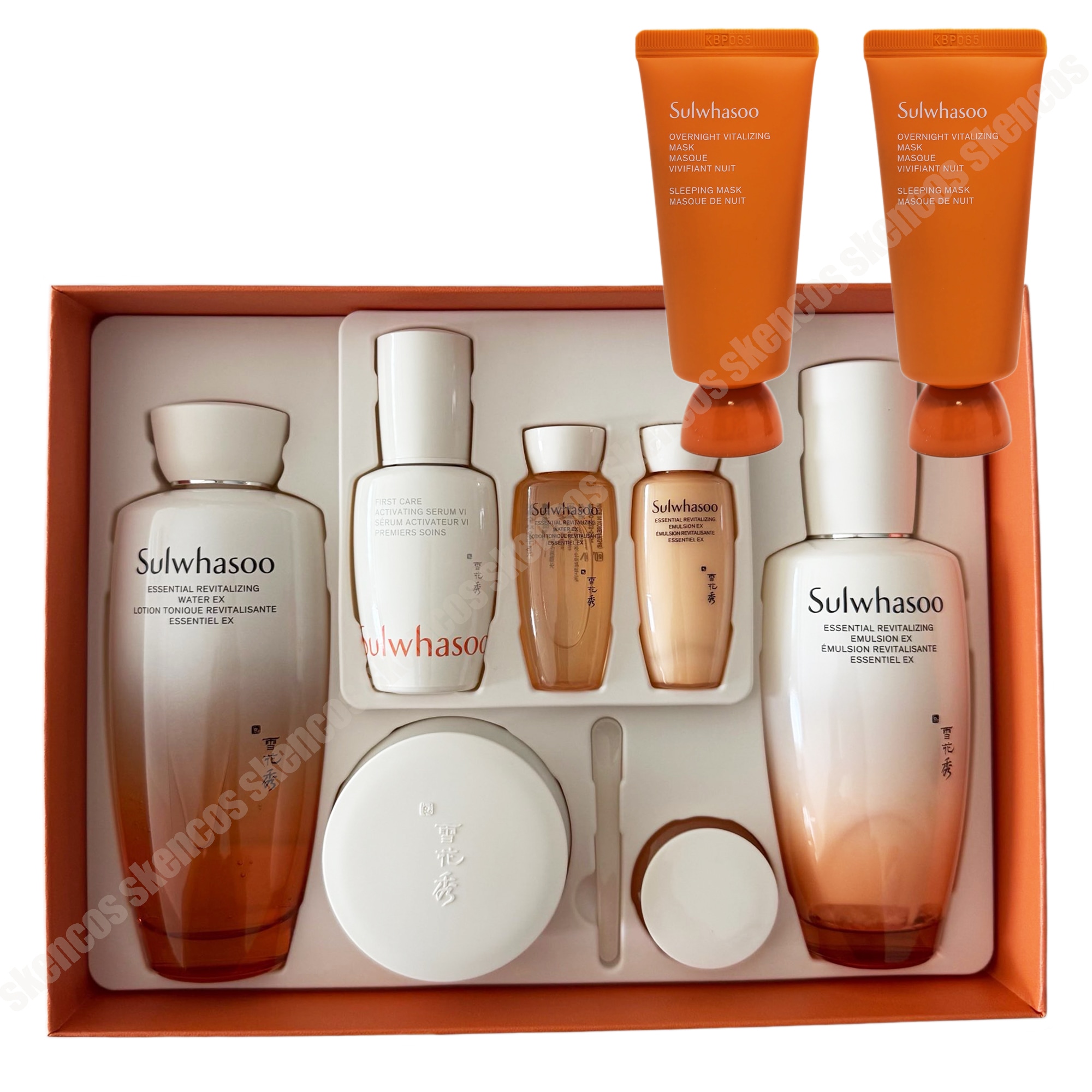 滋陰(ジャウム)3種企画セット(スキン+ローション+ 弾力クリーム50ml)+與潤(ヨユン)パック/オーバーナイト 70ml