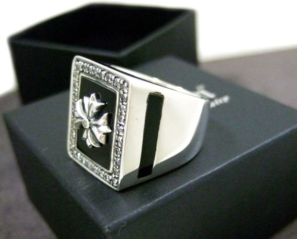 キャプション CAPTION シルバー リング ジルコニア Black R0016CZ