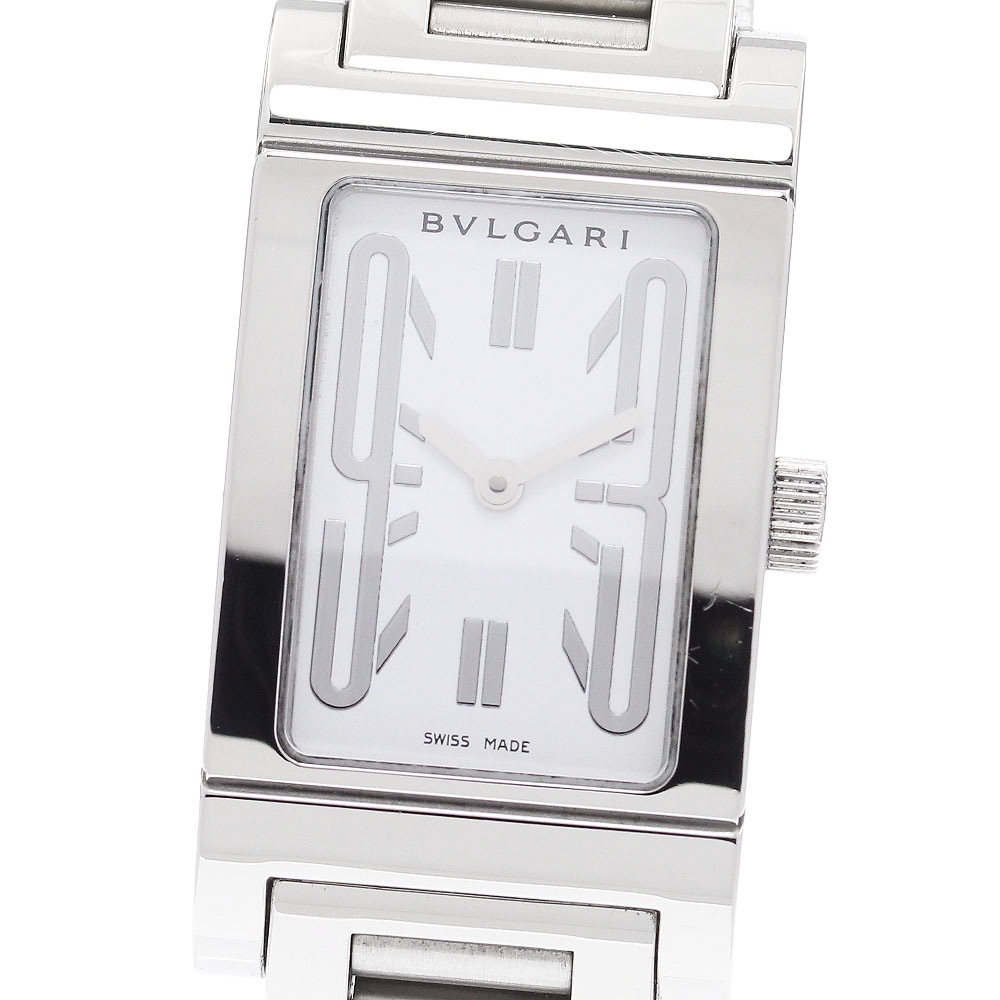 訳あり ブルガリ BVLGARI RT39S レッタンゴロ クォーツ レディース _911539【中古】