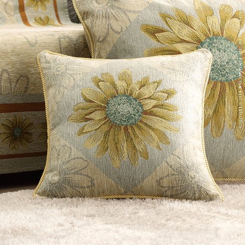 クッションカバー 45×45 おしゃれ アンティーク エレガント 高級感 かわいい クッション付き イタリア製 ジャガード織 洗濯 洗える