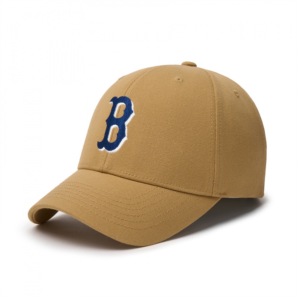 MLB バーシティミディアムロゴストラクチャードボールキャップ BOS (D. ベージュ)