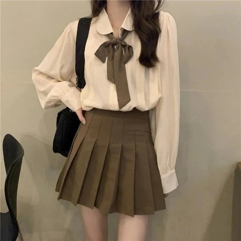 制服セット セーラー服 ミニスカート 二点セット 体育女子高生風 韓国ファッション 【2026 年新作】