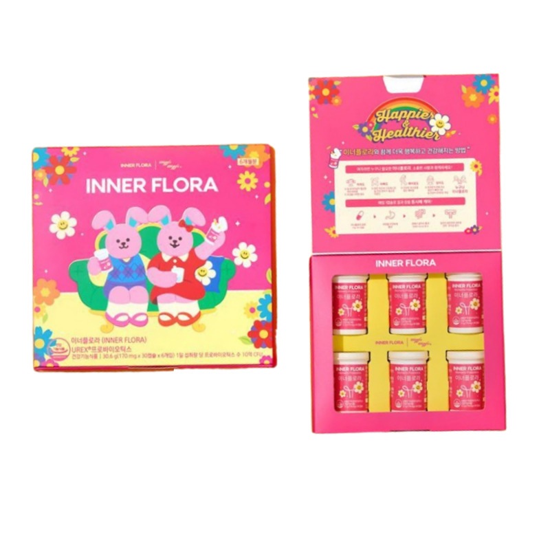 [INNER FLORA] ウィグルウィグル 膣乳酸菌 30カプセル* 6本入り ギフトセット(6ヶ月分)