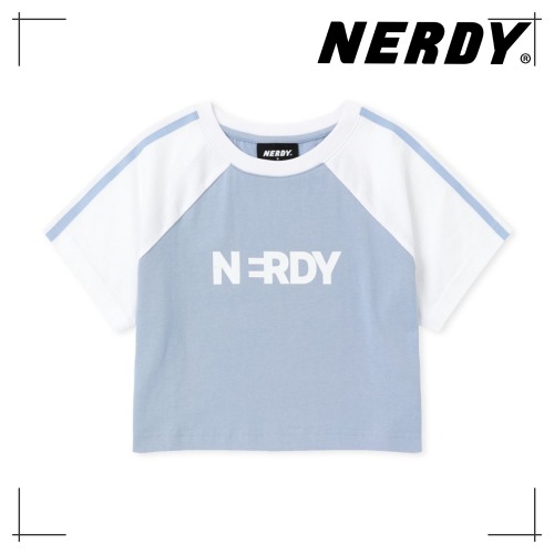 NDY ウーマンズ NY クロップ 半袖 Tシャツ LIGHT BLUE