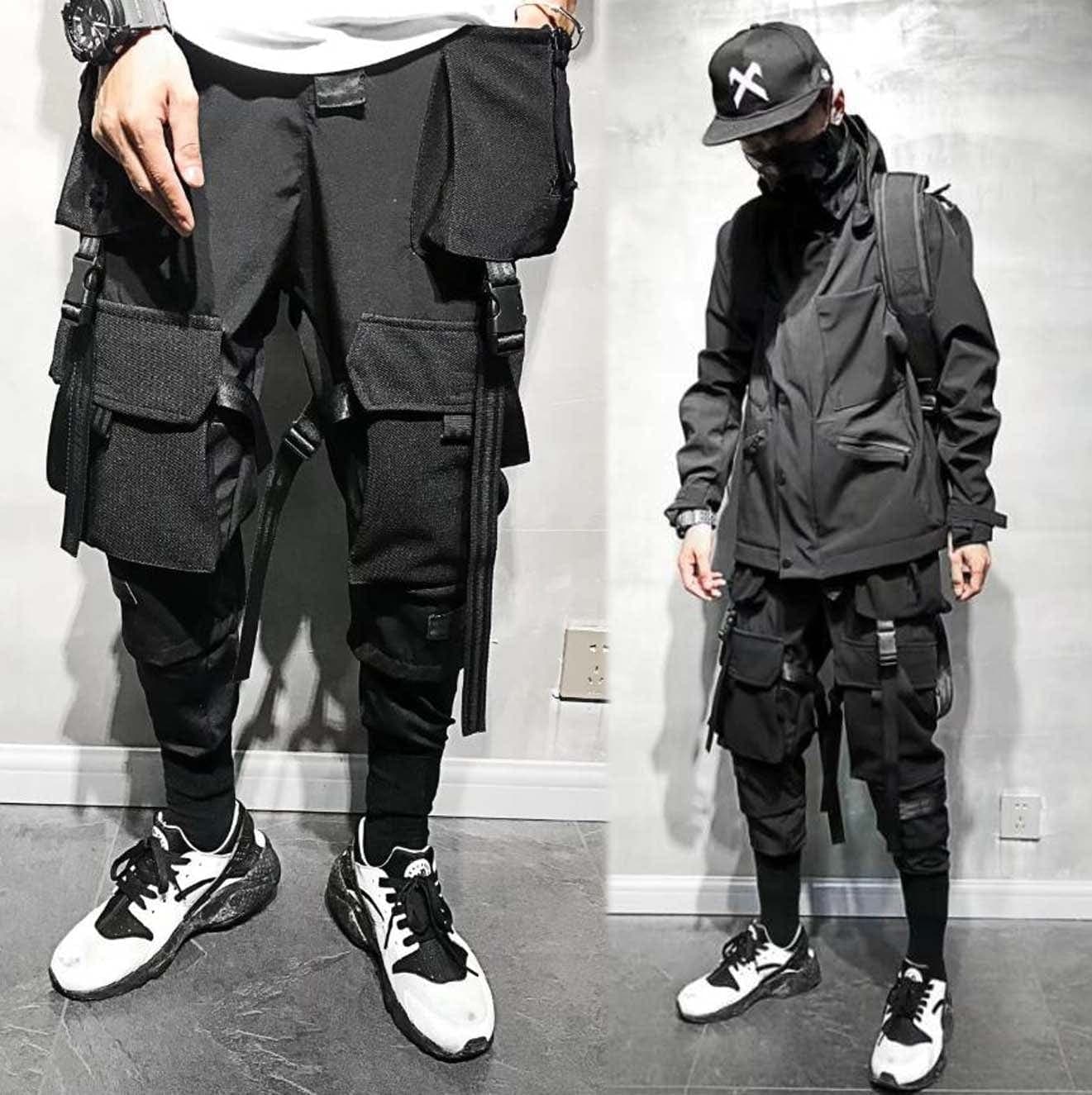 テックフェアーTECH WEARカーゴパンツジョガーパンツトレーナーストラップストリートカジュアルビ